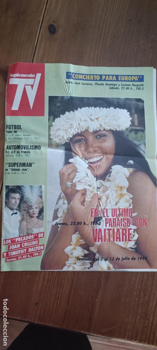 Coleccionismo de Revistas y Peri&oacute;dicos: SUPLEMENTO TV - 1990