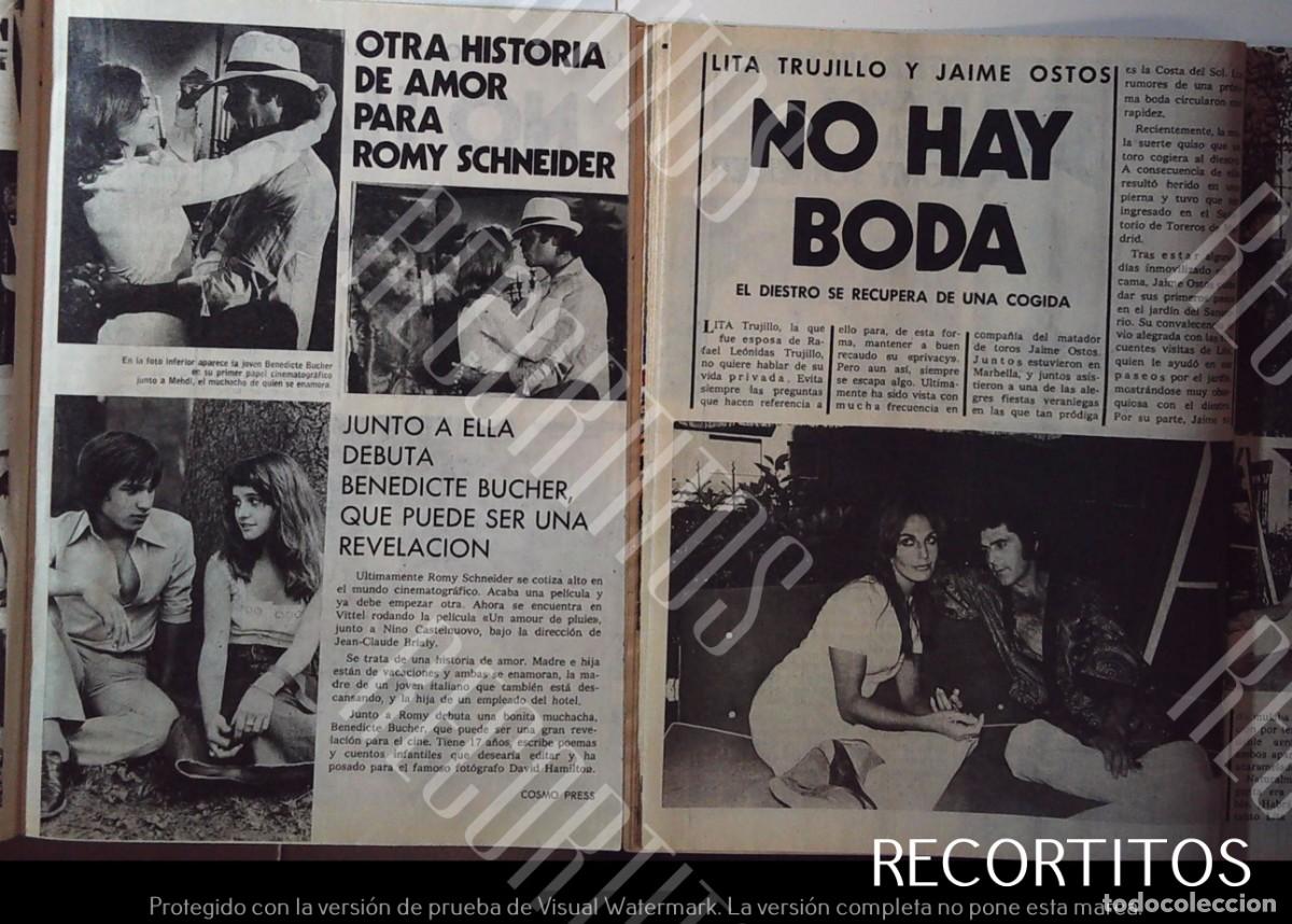 Coleccionismo de Revistas y Peri&oacute;dicos: ROMY SCHNEIDER BENEDICTE BUCHER