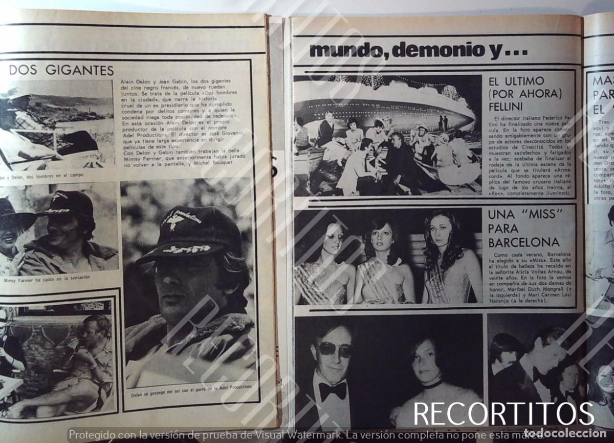 Collezionismo di Riviste e Giornali: ALAIN DELON MISS BARCELONA CATALU&Ntilde;A