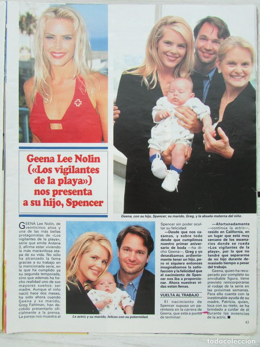 Coleccionismo de Revistas y Peri&oacute;dicos: RECORTE REVISTA SEMANA 3005 1997 GEENA LEE NOLIN, VIGILANTES DE LA PLAYA