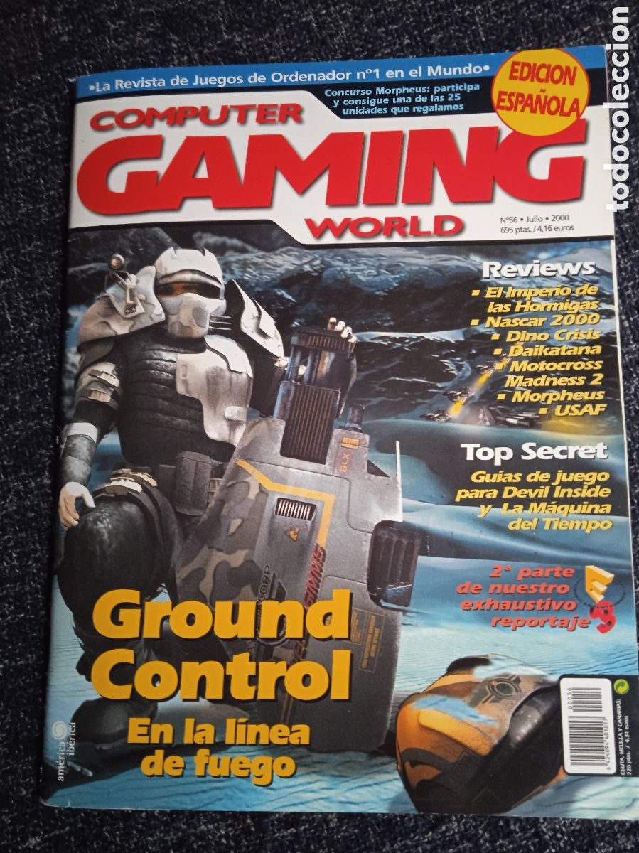 Coleccionismo de revistas y peri&oacute;dicos: COMPUTER GAMING WORLD. N&ordm; 68 JULIO 2000 GROUND CONTROL, IMPERIO HORMIGAS, DINO CRISIS - VIDEOJUEGOS