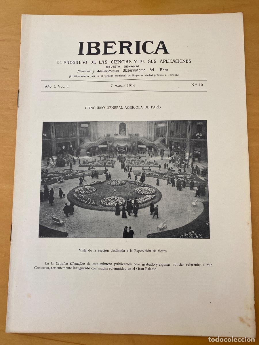 Coleccionismo de Revistas y Peri&oacute;dicos: IBERICA MARZO 1914 N&ordm; 10 revista semanal ilustrada . LAS LOCOMOTORAS MAS POTENTES DEL MUNDO