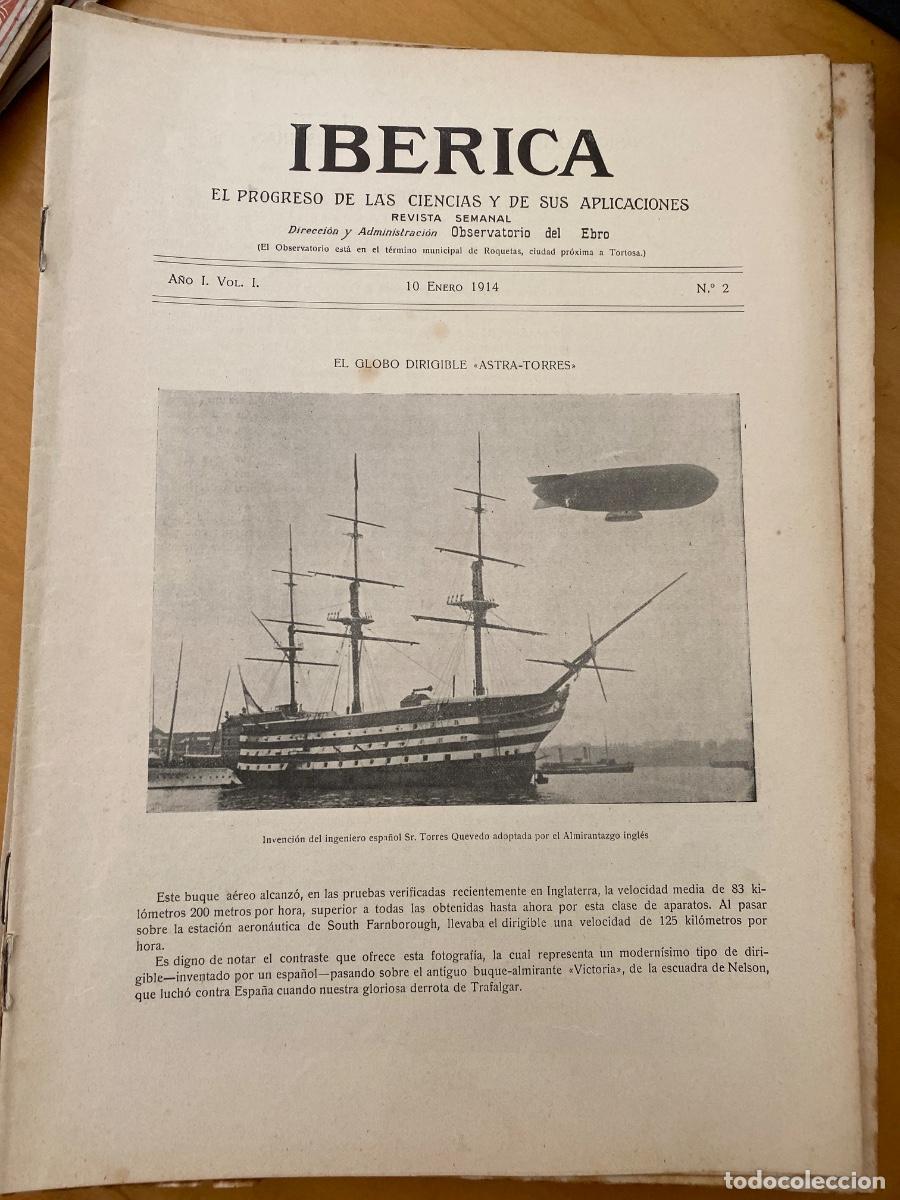 Collection Magazines and Newspapers: IBERICA ENERO 1914 N&ordm; 2 revista semanal ilustrada . ASTRA TORRES, PEGOUD
