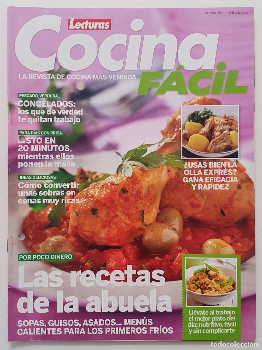 Coleccionismo de Revistas y Peri&oacute;dicos: Cocina Facil Lecturas - RBA Revistas - N&ordm; 190