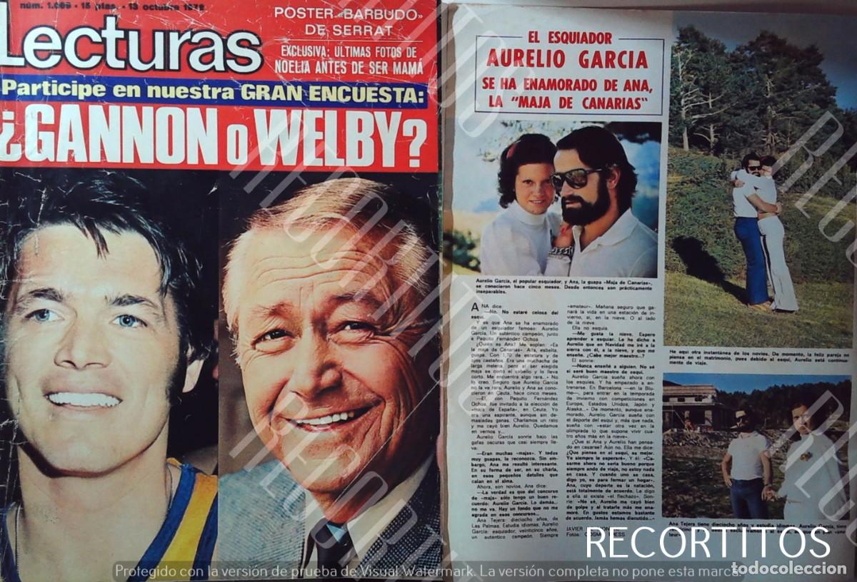 Collection Magazines and Newspapers: recorte portada chad everett welby cannon miss maja de canarias aurelio garcia