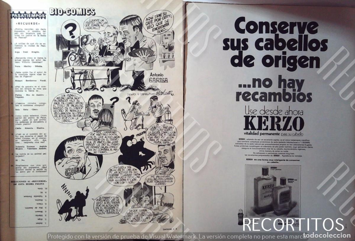 Collection Magazines and Newspapers: KERZO ANUNCIO PUBLICIDAD antonio farisa bio comic