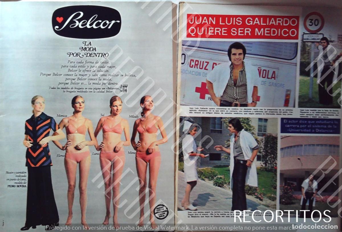 Collection Magazines and Newspapers: BELCOR MINI LENCERIA ANUNCIO PUBLICIDAD juAN LUIS GALIARDO