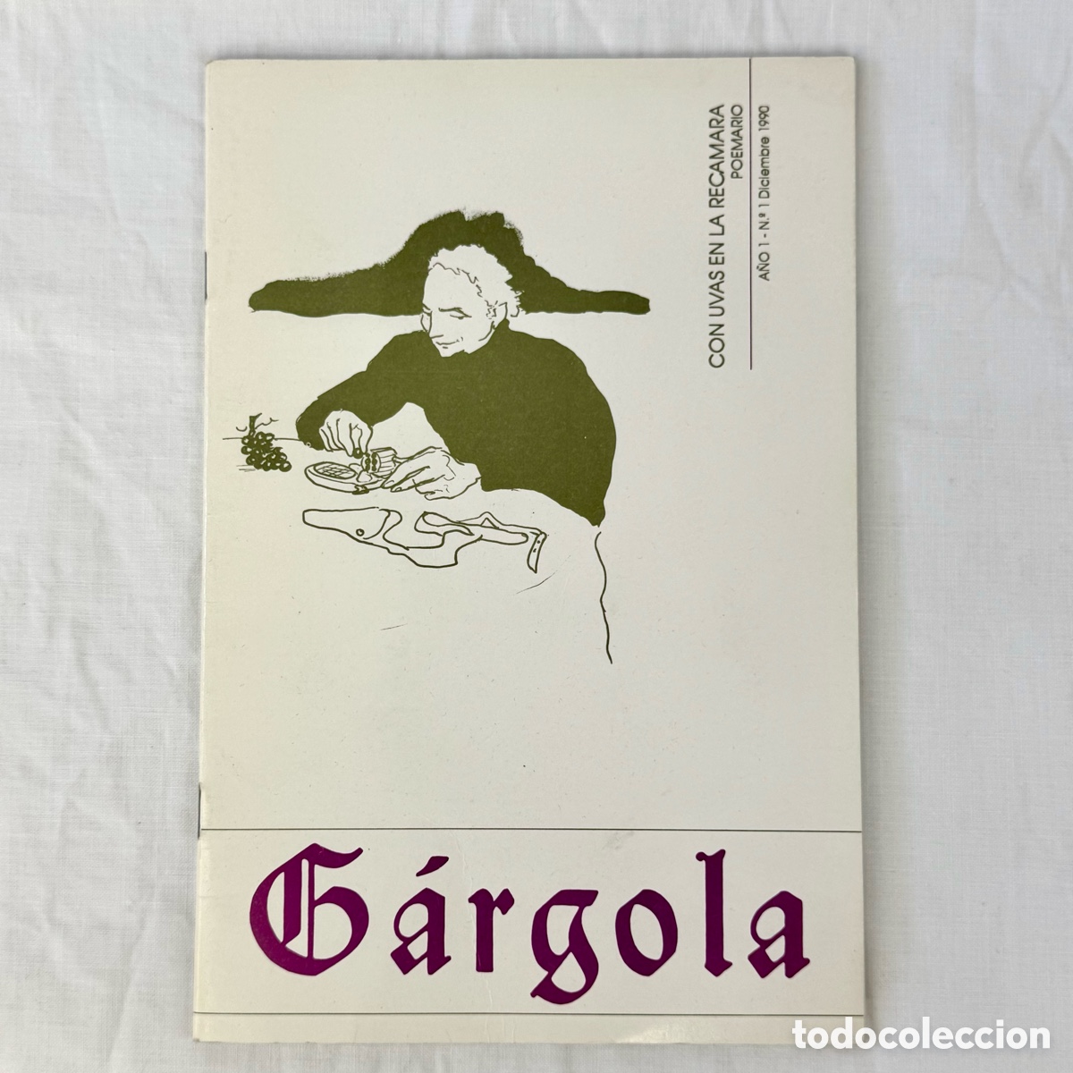 Coleccionismo de revistas y peri&oacute;dicos: REVISTA LITERARIA POESIA GARGOLA NUM. 1 1990 MINTXO ALFREDO FERMIN CEMILLAN VITORIA DIBUJO AFC