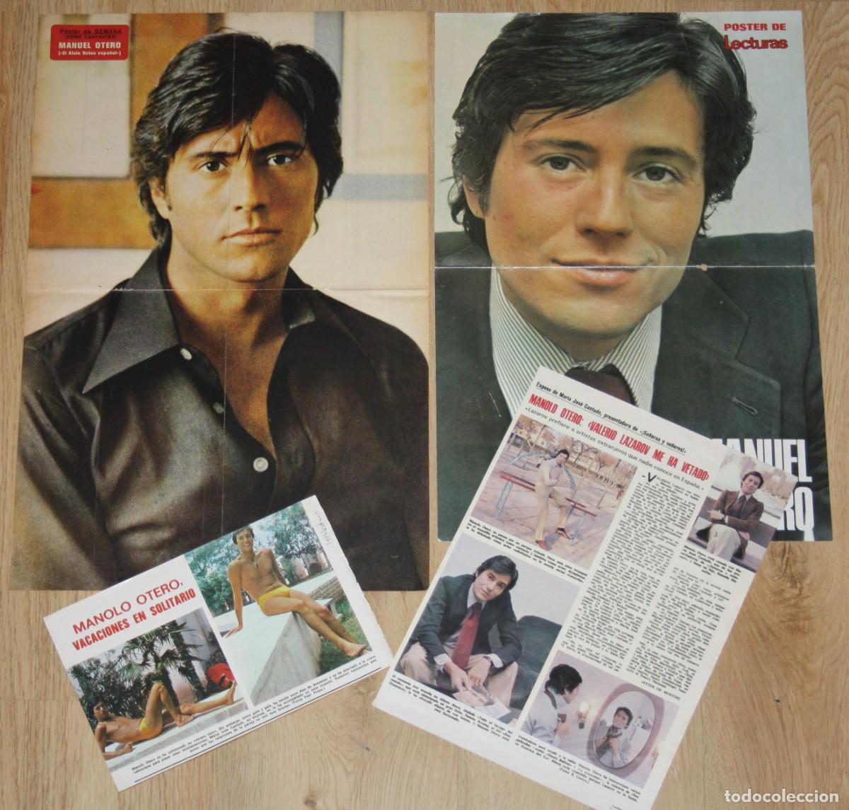 Collezionismo di Riviste e Giornali: MANOLO OTERO lote prensa 1970s spain clippings fotos sexy revista posters cine espa&ntilde;ol actor