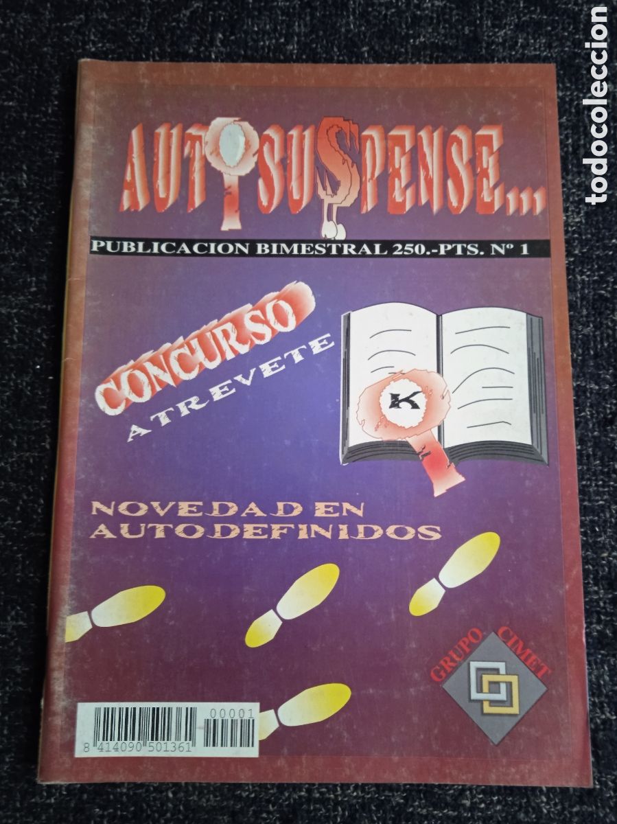 Colecionismo de Revistas e Jornais: AUTOSUSPENSE N&ordm; 1 - CRUCIGRAMAS POLICIACOS