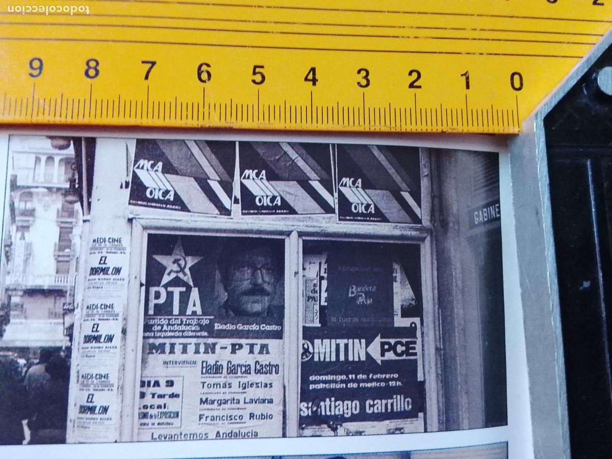 Sammeln von Zeitschriften und Zeitungen: SEVILLA antiguo recorte informacion grafica : POLITICA PARTIDO ELECCIONES MITIN PCE CARRILLO