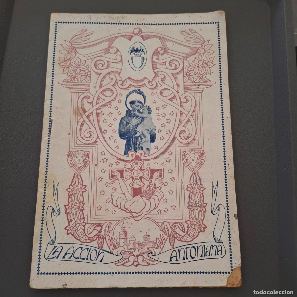 Coleccionismo de Revistas y Peri&oacute;dicos: Revista La acci&oacute;n Antoniana - Valencia - 1930