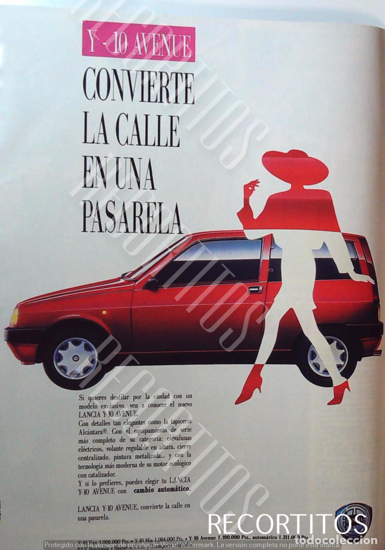 Coleccionismo de Revistas y Peri&oacute;dicos: LANCIA Y 10 ANUNCIO PUBLICIDAD