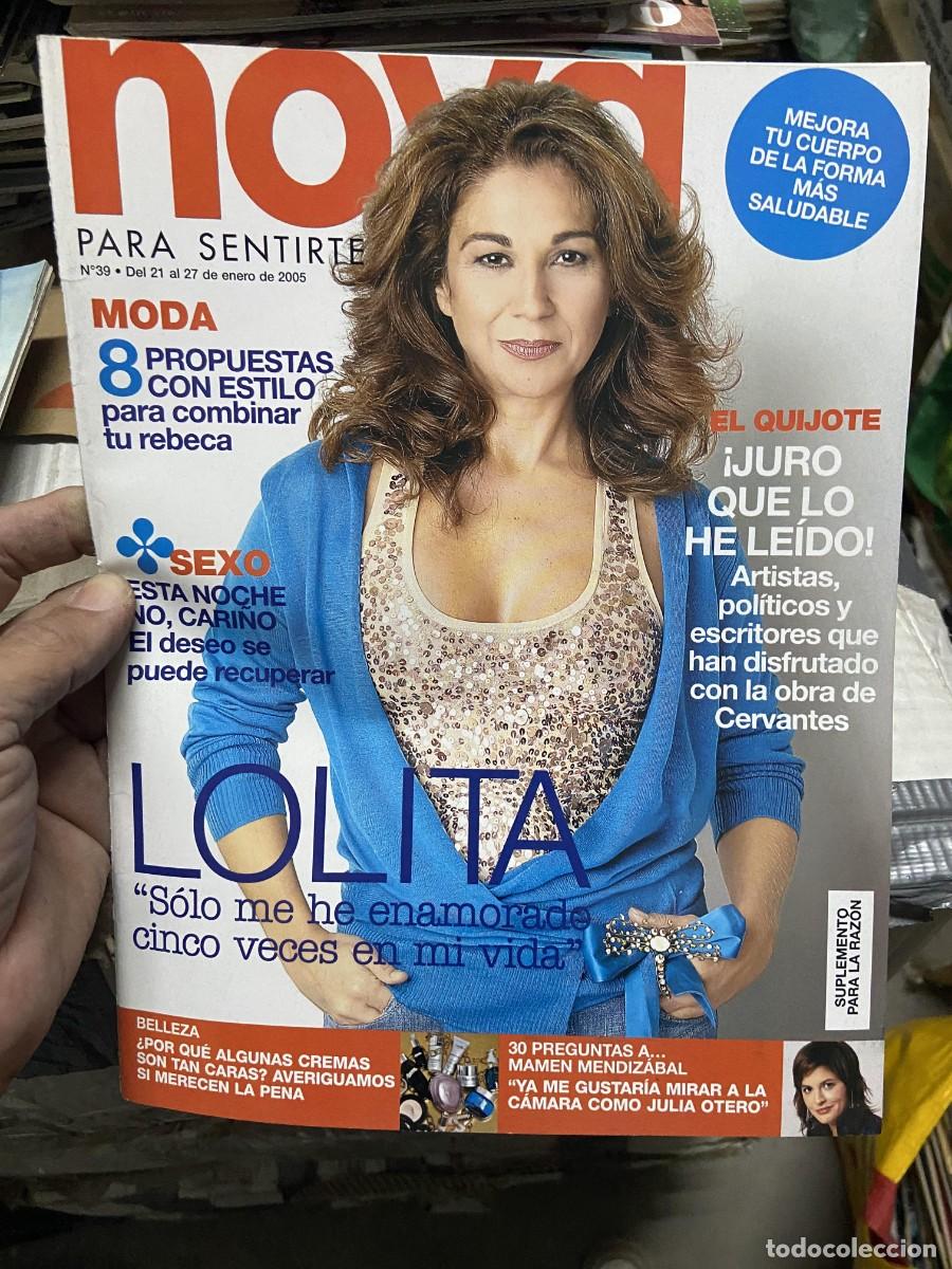 Coleccionismo de Revistas y Peri&oacute;dicos: REVISTA NOVA # 39 ENERO 2005 LOLITA FLORES EL QUIJOTE MAMEN MENDIZABAL