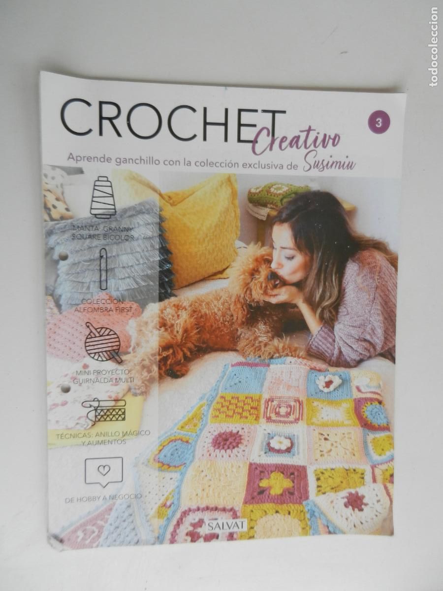 Coleccionismo de revistas y peri&oacute;dicos: CROCHET CREATIVO FASCICULO N&ordm; 3 - SALVAT