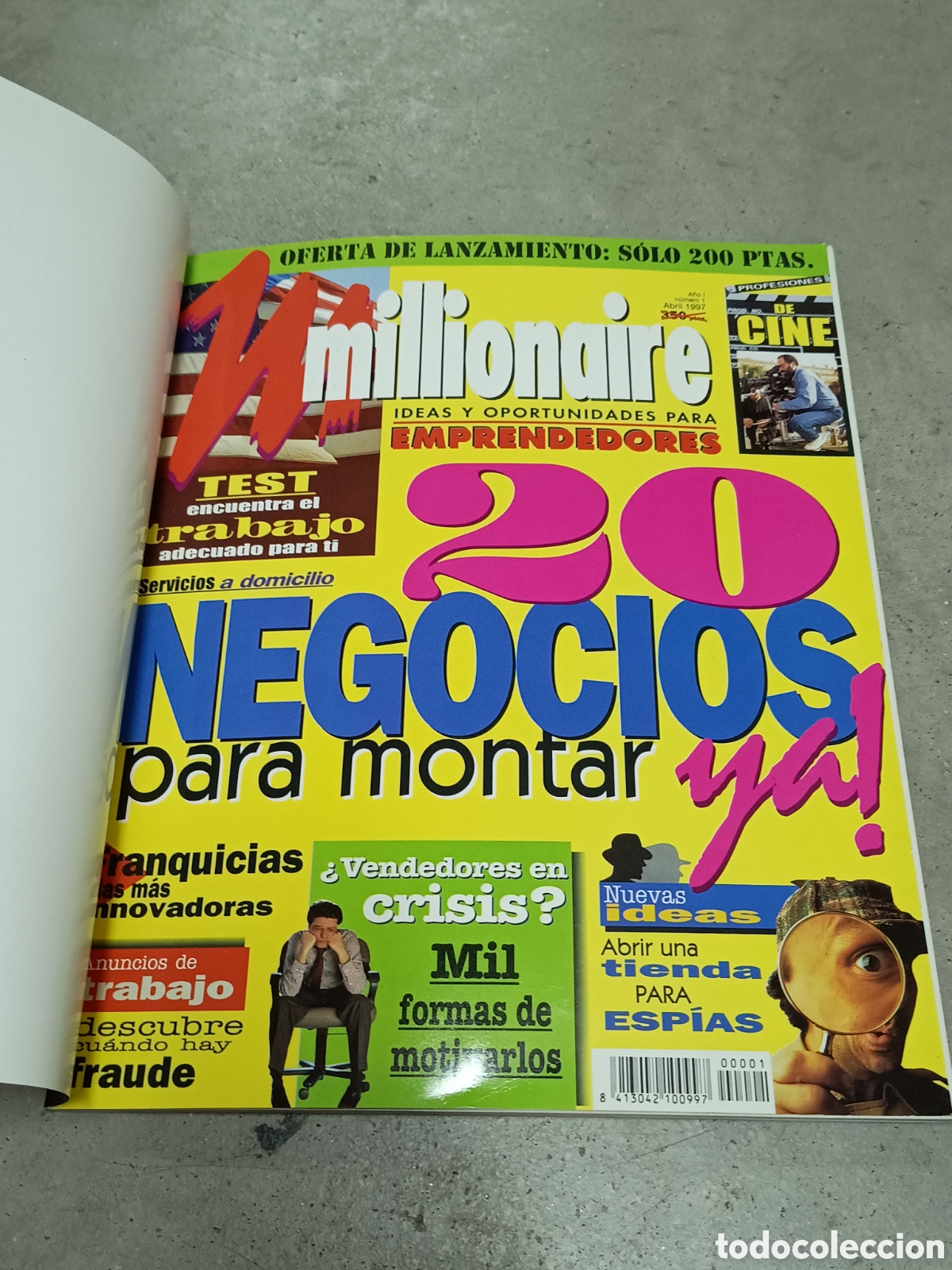 Collection Magazines and Newspapers: PRIMER N&Uacute;MERO N&ordm; 1 - REVISTA MILLONAIRE - ABRIL 1997