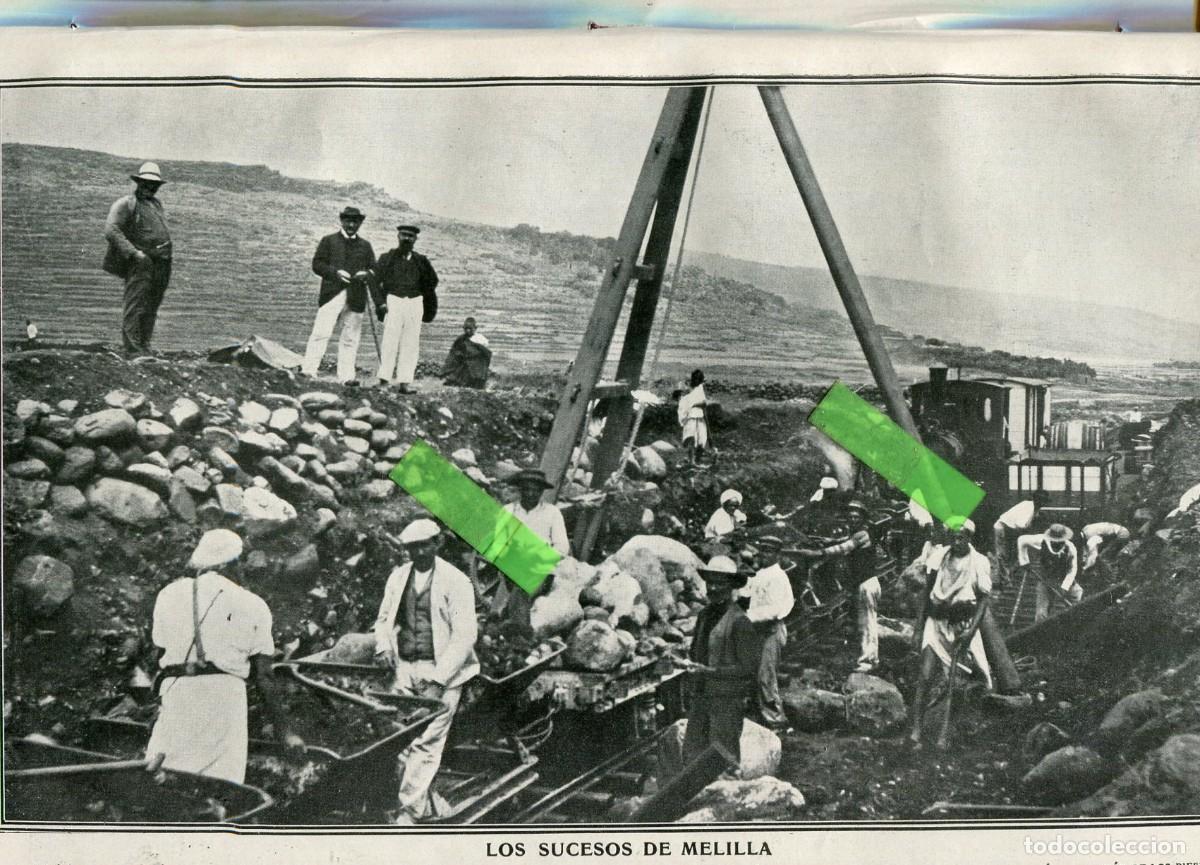 Coleccionismo de revistas y peri&oacute;dicos: REVISTA A&Ntilde;O 1909 CASA DE LAS MINAS DE BENI-BU-IFRUR MELILLA RIFF TREN FERROCARRIL LUIS BRUGUERA
