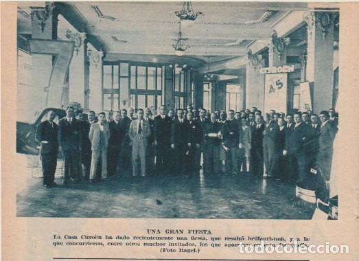 Coleccionismo de Revistas y Peri&oacute;dicos: Fiesta en la Casa Citro&euml;n - 1934