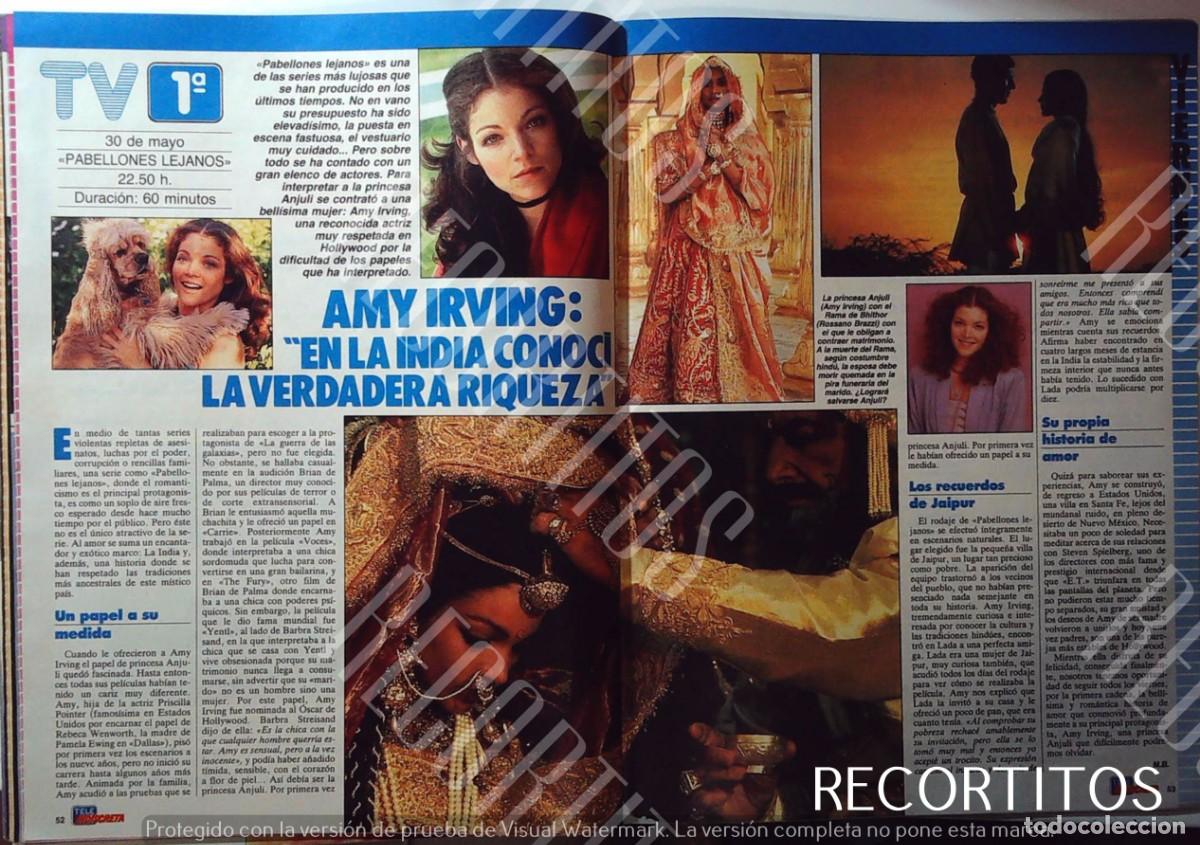 Sammeln von Zeitschriften und Zeitungen: AMY IRVING PABELLONES LEJANOS