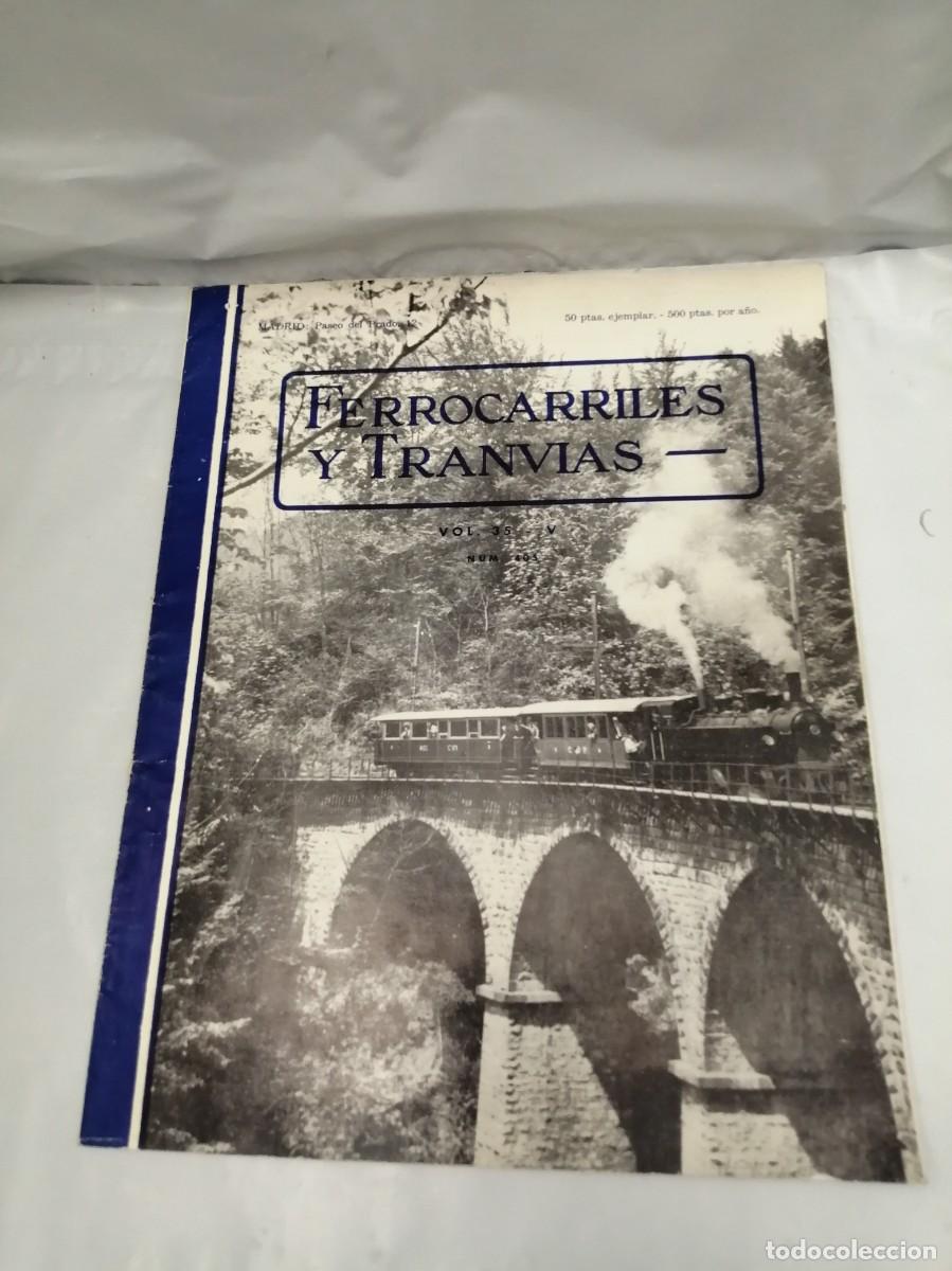 Collection Magazines and Newspapers: Revista mensual FERROCARRILES Y TRANV&Iacute;AS, No 405 (1960 aprox.)