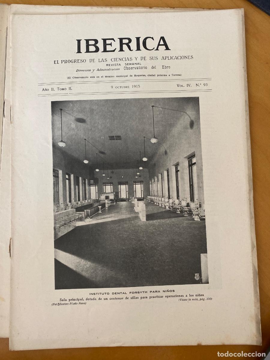 Coleccionismo de Revistas y Peri&oacute;dicos: IBERICA OCTUBRE 1915 N&ordm; 93 revista semanal ilustrada.INSTITUTO DENTAL FORSYTH PARA NI&Ntilde;OS