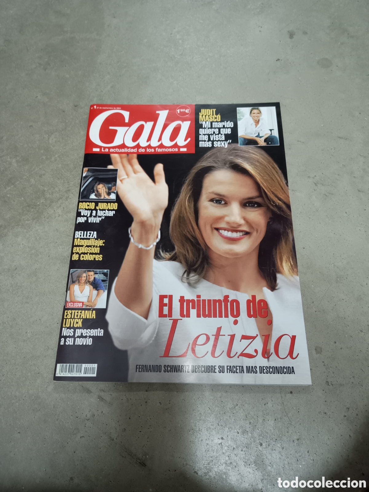 Coleccionismo de Revistas y Peri&oacute;dicos: PRIMER N&Uacute;MERO N&ordm; 1 - REVISTA GALA - 27 SEPTIEMBRE 2004