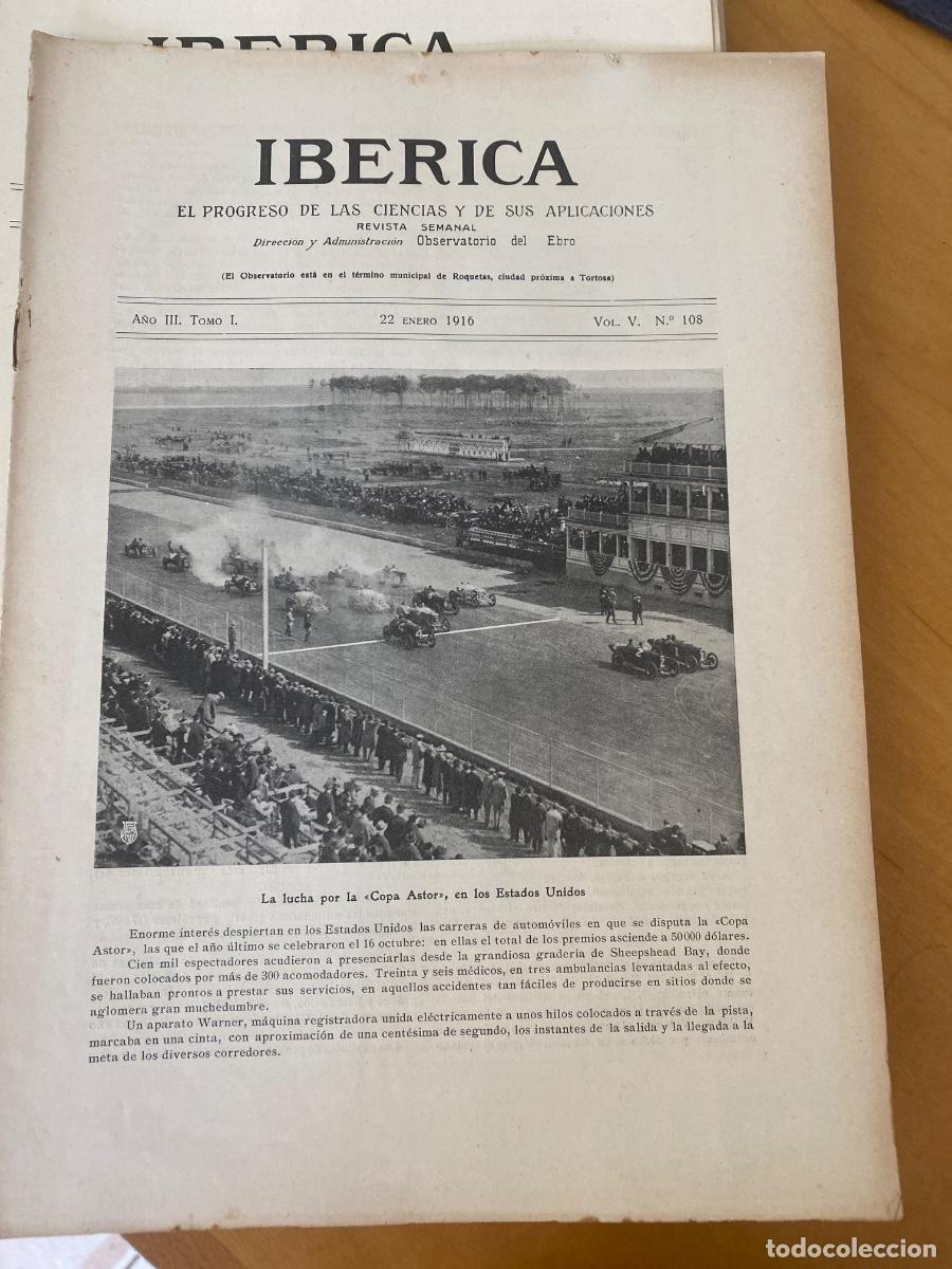 Coleccionismo de Revistas y Peri&oacute;dicos: IBERICA ENERO 1916 N&ordm; 108 revista semanal ilustrada.MATAGORDA CADIZ, FORTIFICACION PERMANENTE