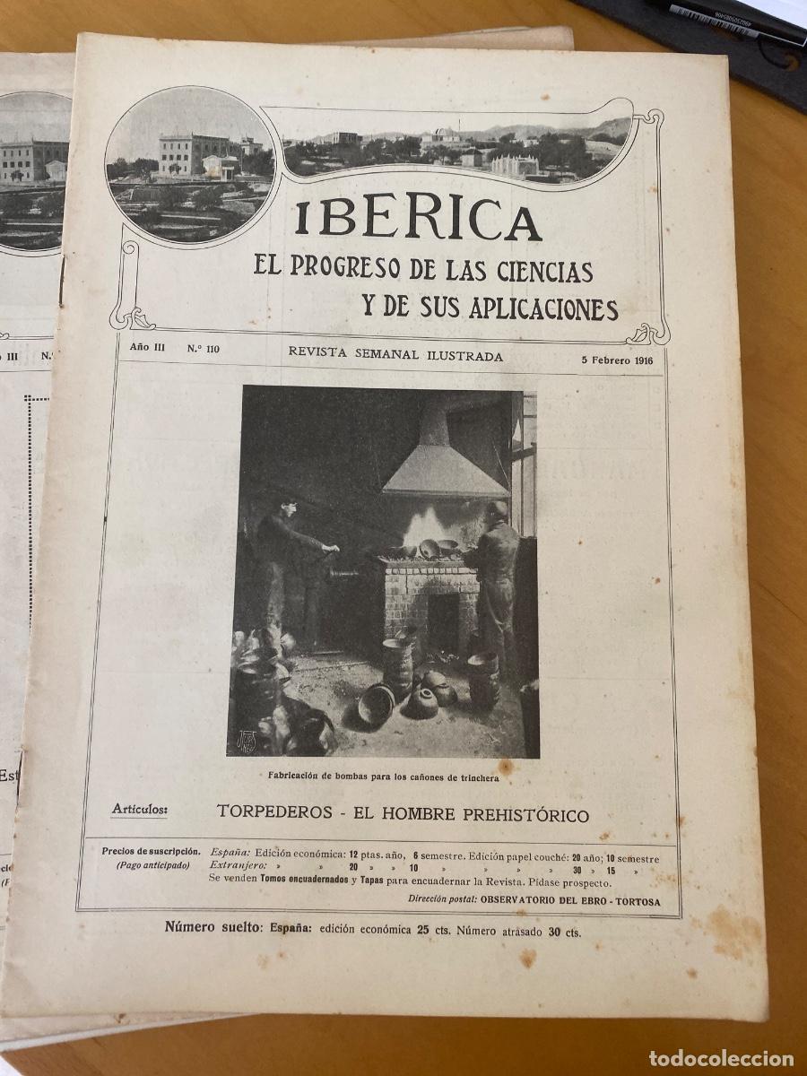 Coleccionismo de Revistas y Peri&oacute;dicos: IBERICA FEBRERO 1916 N&ordm; 110 revista semanal ilustrada.TORPEDOS,