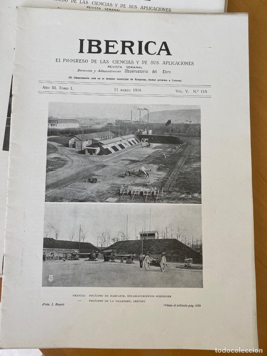 Coleccionismo de Revistas y Peri&oacute;dicos: IBERICA MAYO 1916 N&ordm; 115 revista semanal ilustrada. PUENTE SOBRE HENARES, MOTOR AEROLIANO
