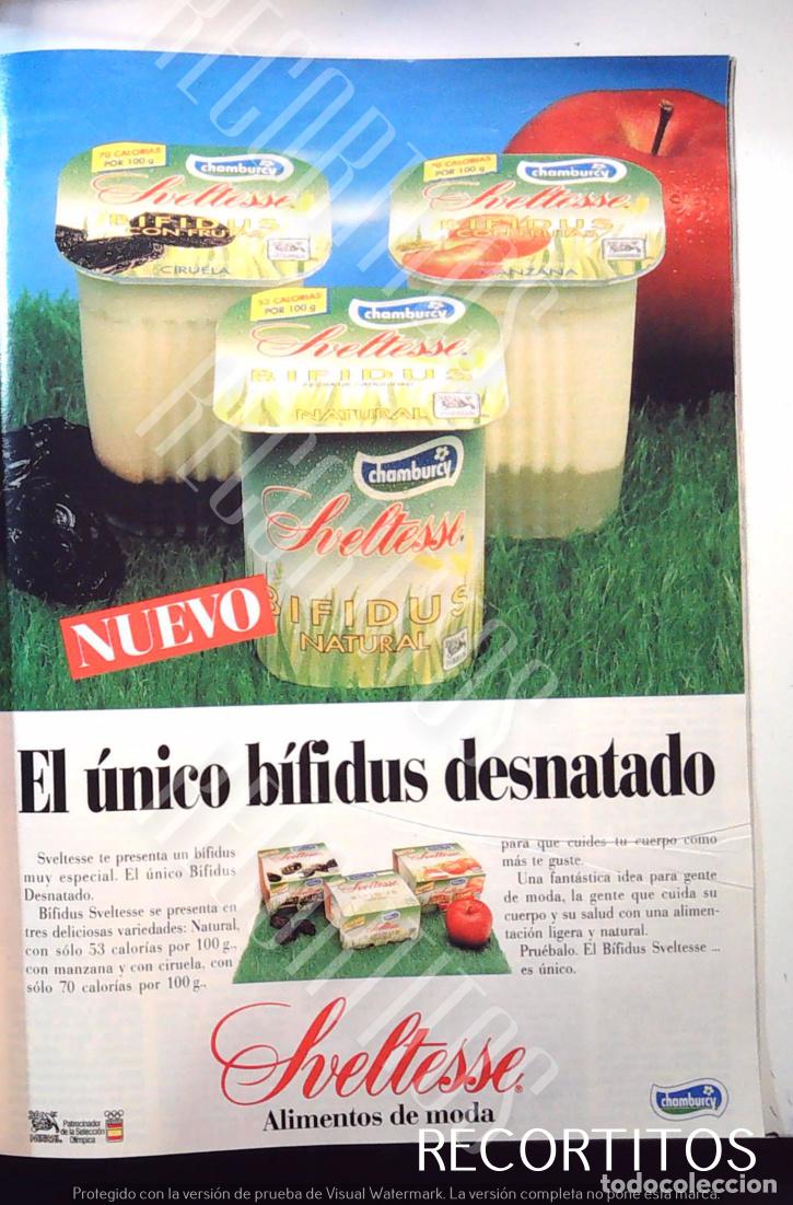 Coleccionismo de Revistas y Peri&oacute;dicos: sveltesse anuncio publicidad danone