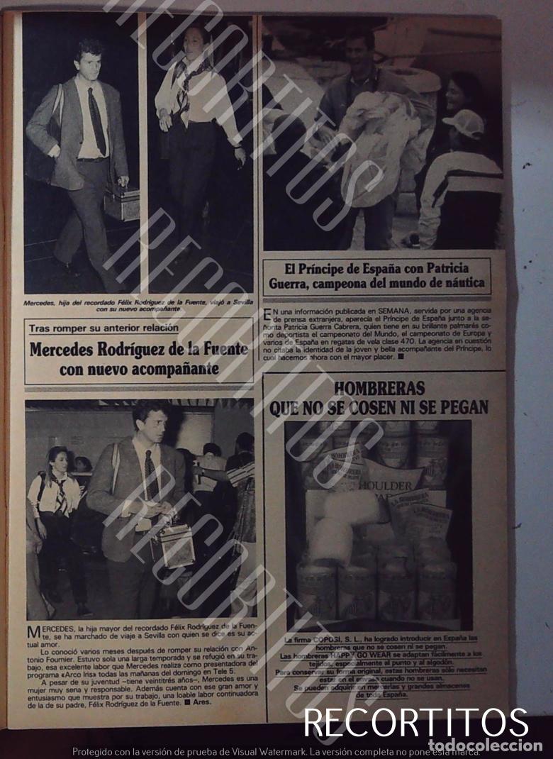Coleccionismo de revistas y peri&oacute;dicos: mercedes rodriguez de la fuente patricia guerra principe felipe