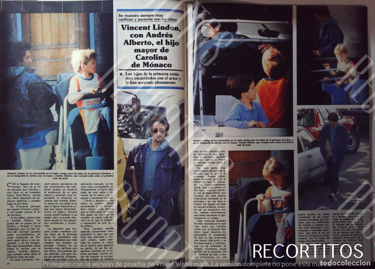 Coleccionismo de revistas y peri&oacute;dicos: vincent lindon andrews alberto hijo de carolina de monaco