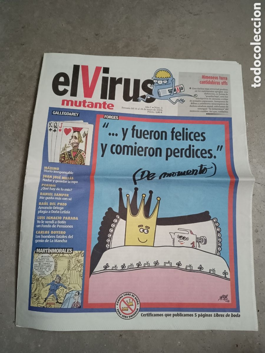 Collection Magazines and Newspapers: VIRUS MUTANTE N&ordm; 2 - 21-28 MAYO 2004