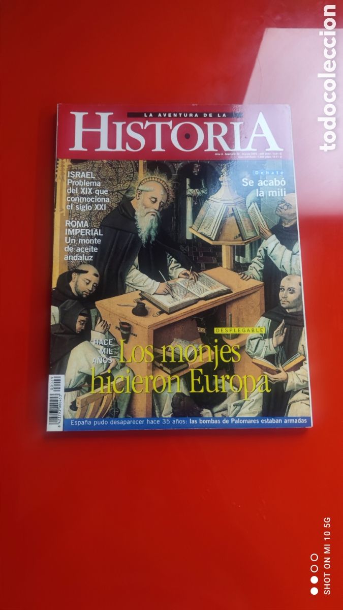 Collectionnisme de Revues et Journaux: &rdquo;LA AVENTURA DE LA HISTORIA&rdquo;,N&deg;29- LOS MONJES HICIERON EUROPA