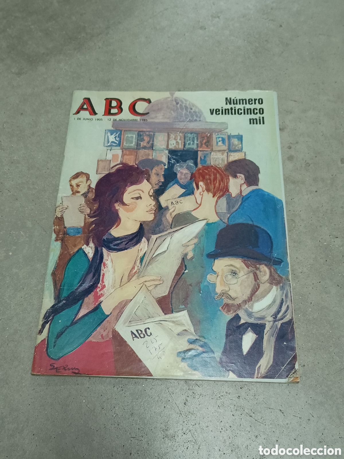 Coleccionismo de Revistas y Peri&oacute;dicos: ABC N&ordm; 25000 - 12 NOVIEMBRE 1985