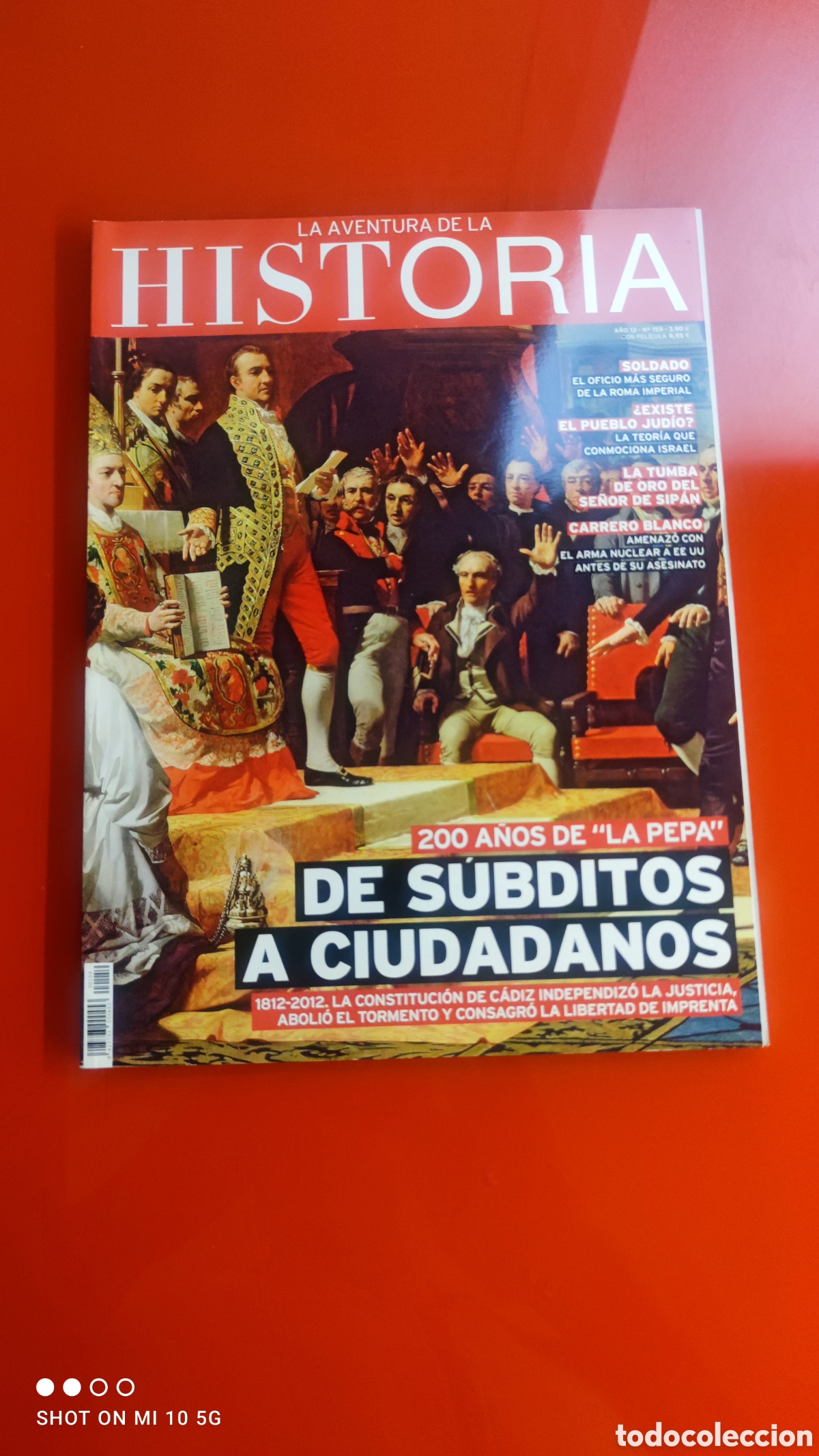 Collectionnisme de Revues et Journaux: &rdquo;LA AVENTURA DE LA HISTORIA ,N&deg;159- DE S&Uacute;BDITOS A CIUDADANOS