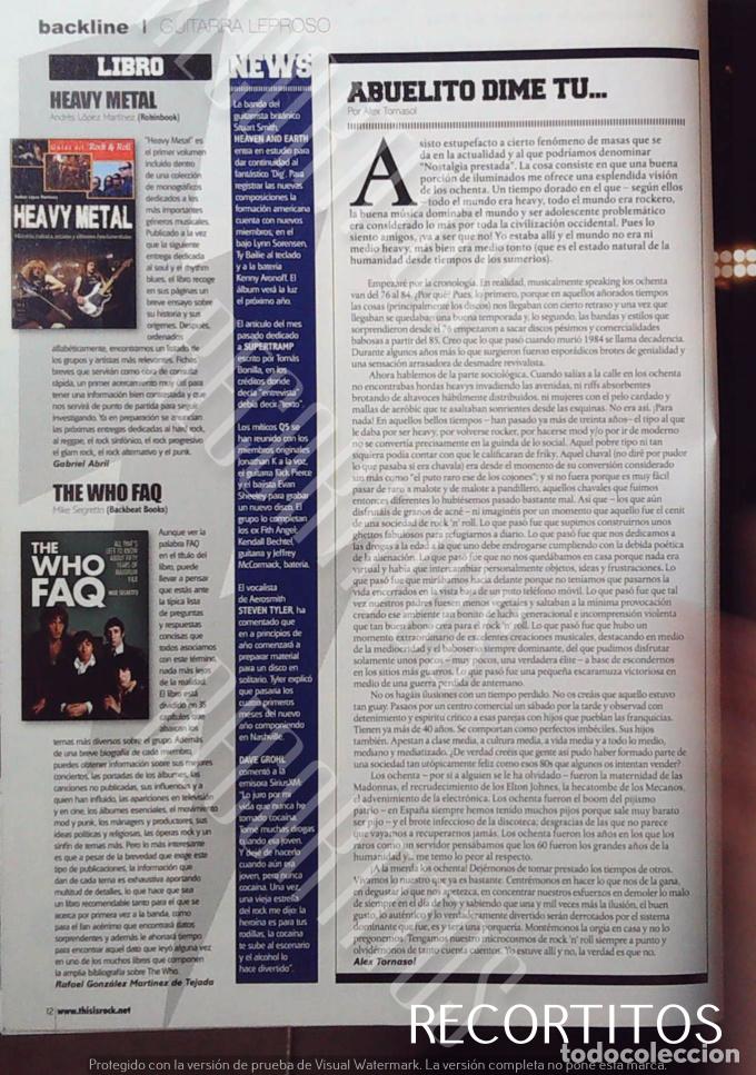 Coleccionismo de Revistas y Peri&oacute;dicos: THE WHO THE HEAVY METAL