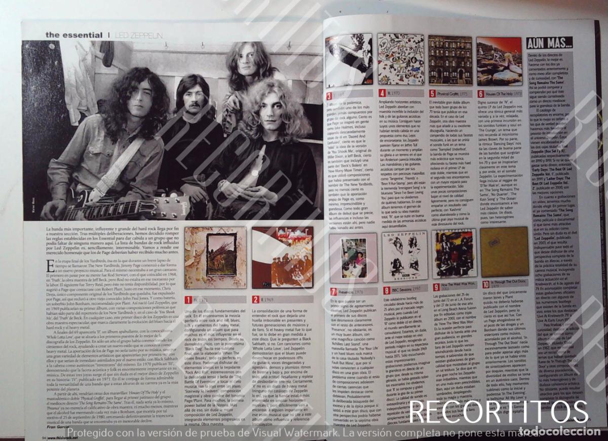 Coleccionismo de revistas y peri&oacute;dicos: led zeppelin THE ESSENTIAL - Foto 1