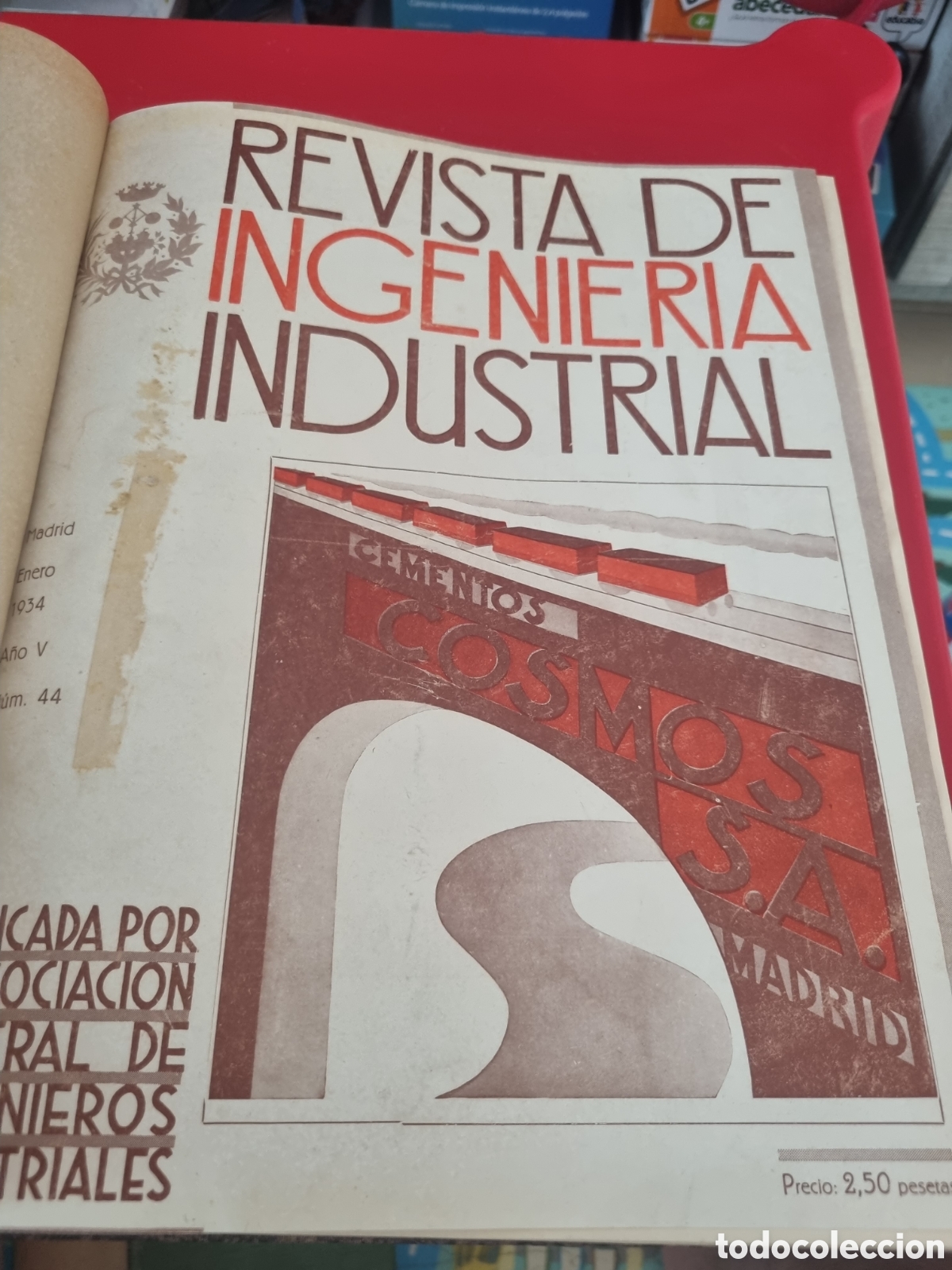 Coleccionismo de Revistas y Peri&oacute;dicos: Revista de ingenier&iacute;a industrial a&ntilde;o 1934 completa encuadernada
