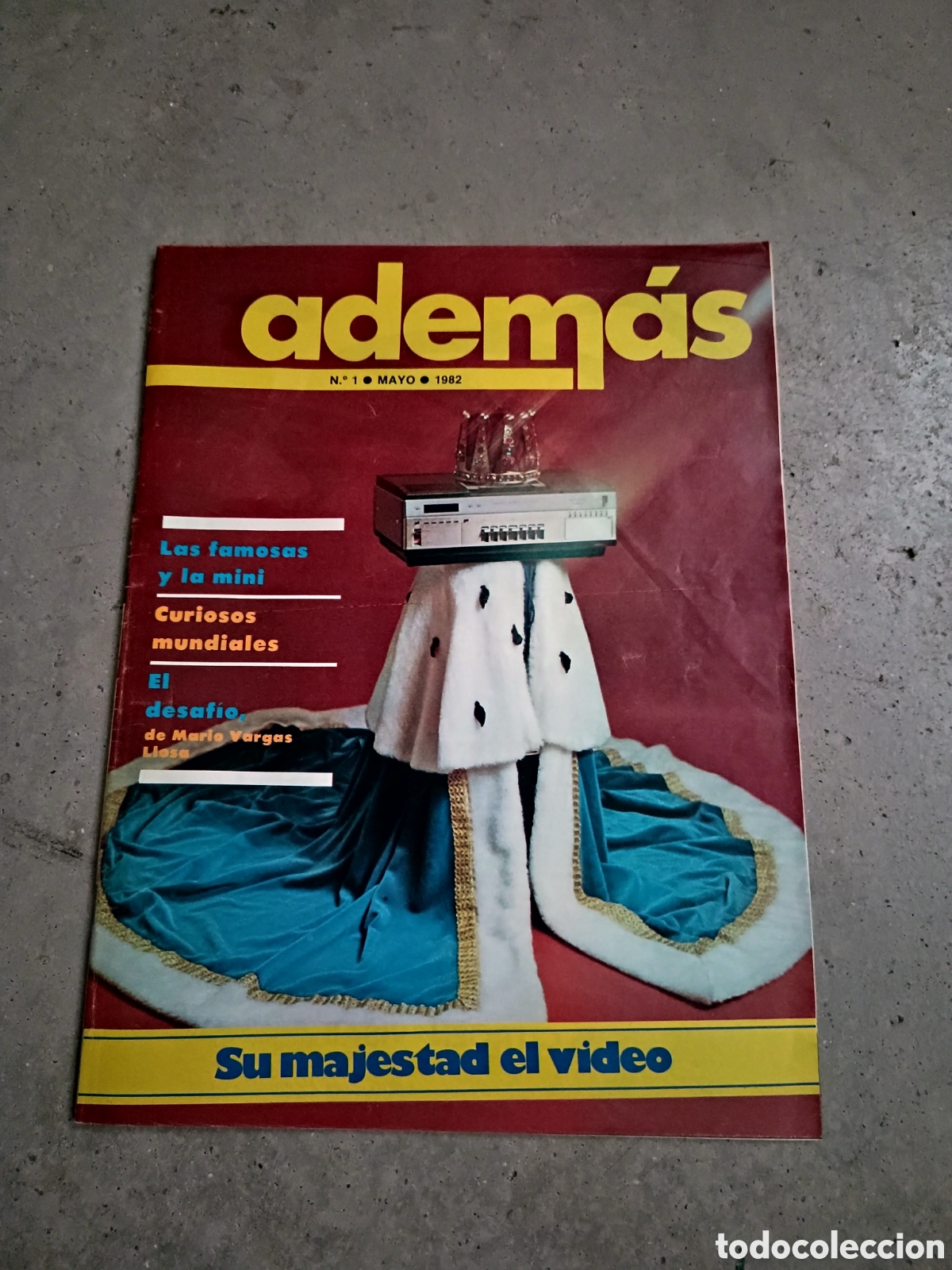 Colecionismo de Revistas e Jornais: PRIMER N&Uacute;MERO N&ordm; 1 - REVISTA ADEM&Aacute;S - MAYO 1982