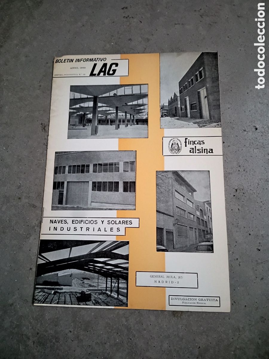 Collection Magazines and Newspapers: BOLETIN INFORMATIVO LAG - ABRIL 1969