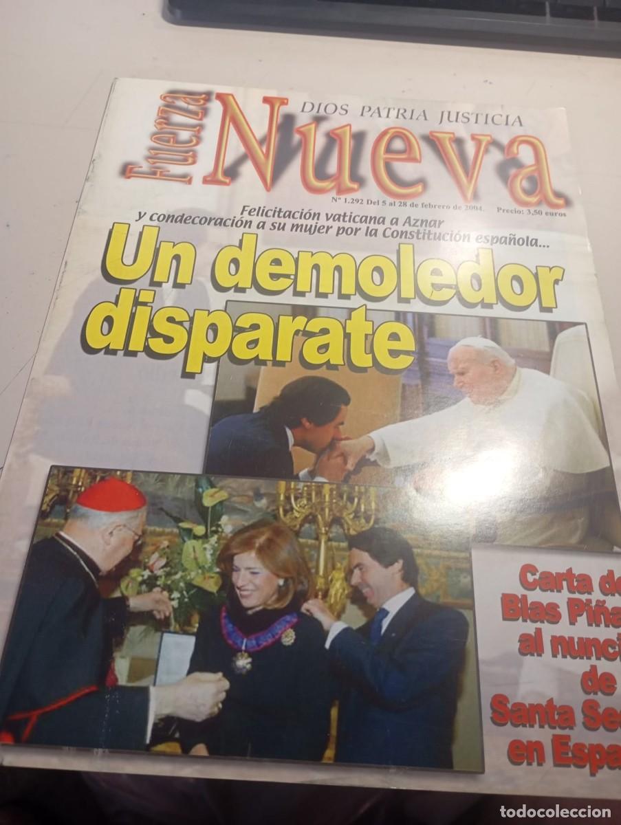 Collezionismo di Riviste e Giornali: REVISTA FUERZA NUEVA N&ordm; 1292 FEBRERO 2004 REF. UR
