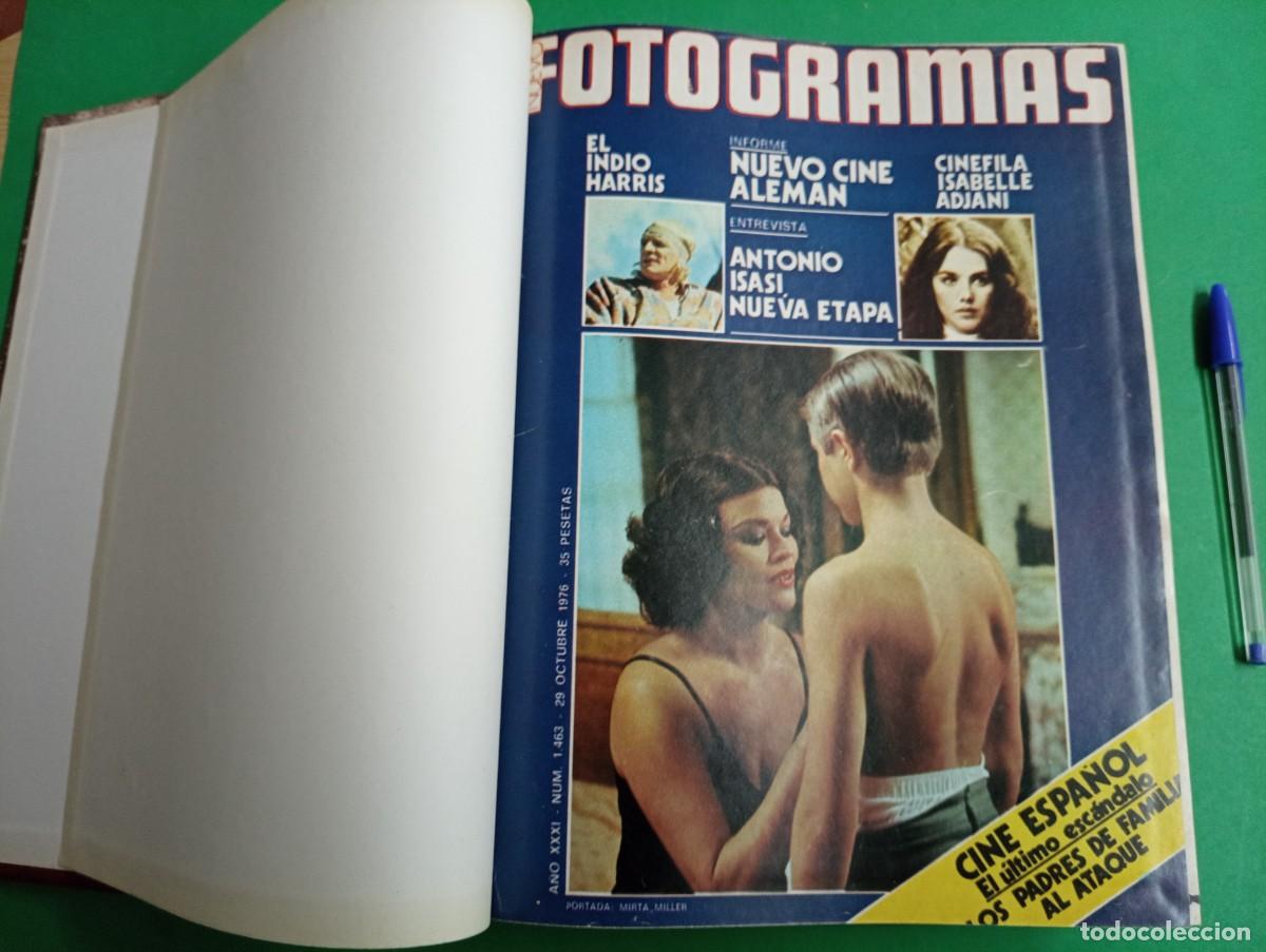 Collection Magazines and Newspapers: Antiguo tomo de la Revista FOTOGRAMAS. A&ntilde;os 1976-77.