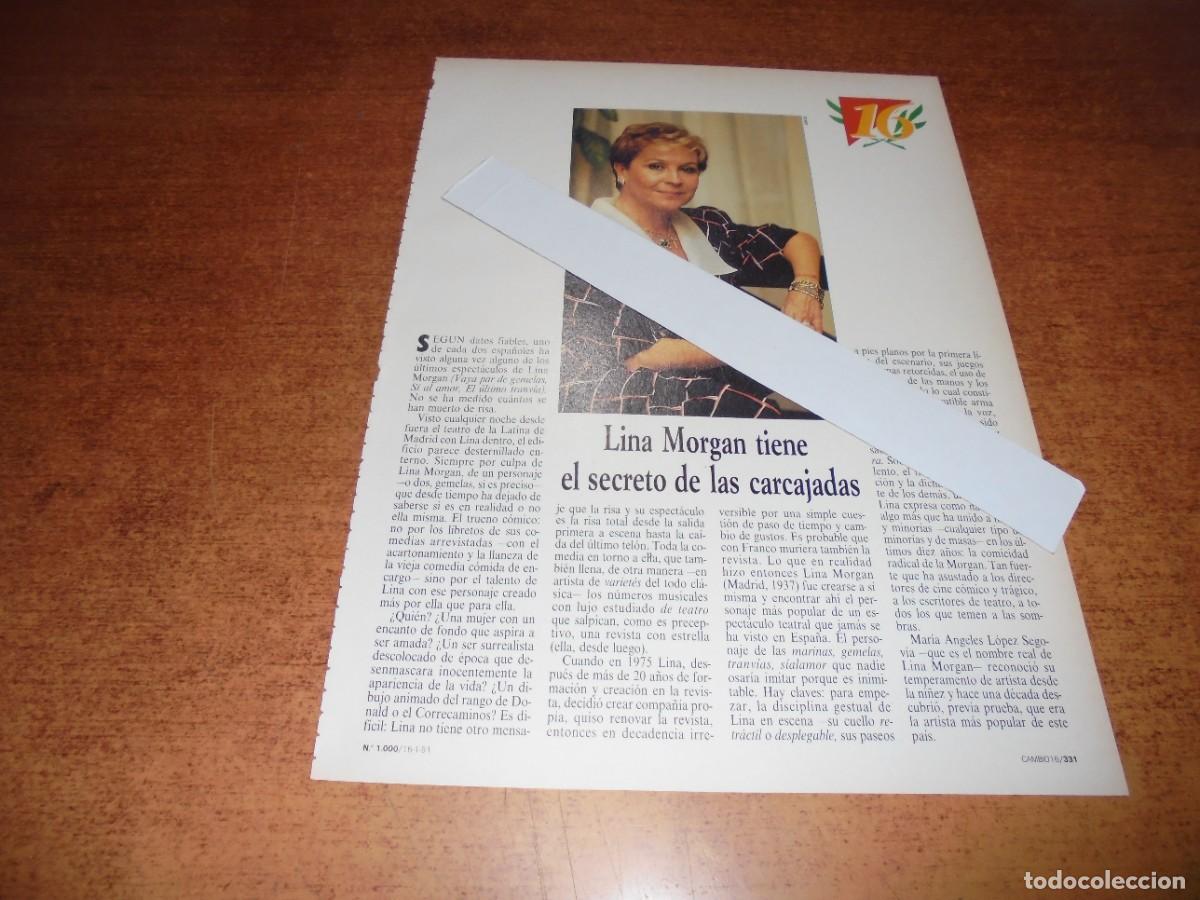 Coleccionismo de Revistas y Peri&oacute;dicos: RETAL 1991: LINA MORGAN / PASCUAL MARAGALL