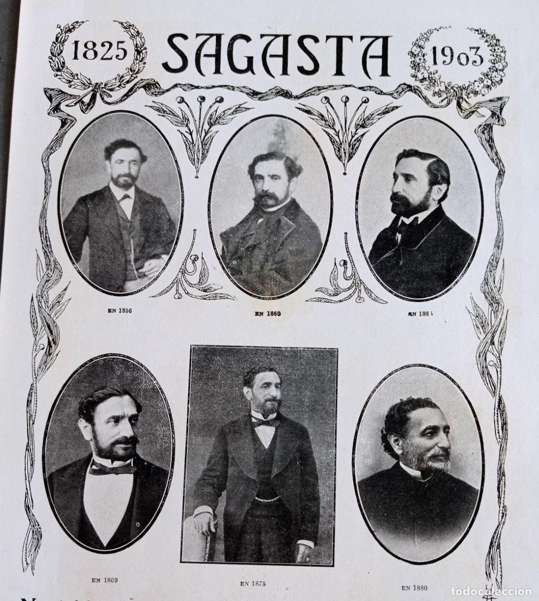 Sammeln von Zeitschriften und Zeitungen: FUNERAL SAGASTA - DOS HOJAS PUBLICACI&Oacute;N 1900