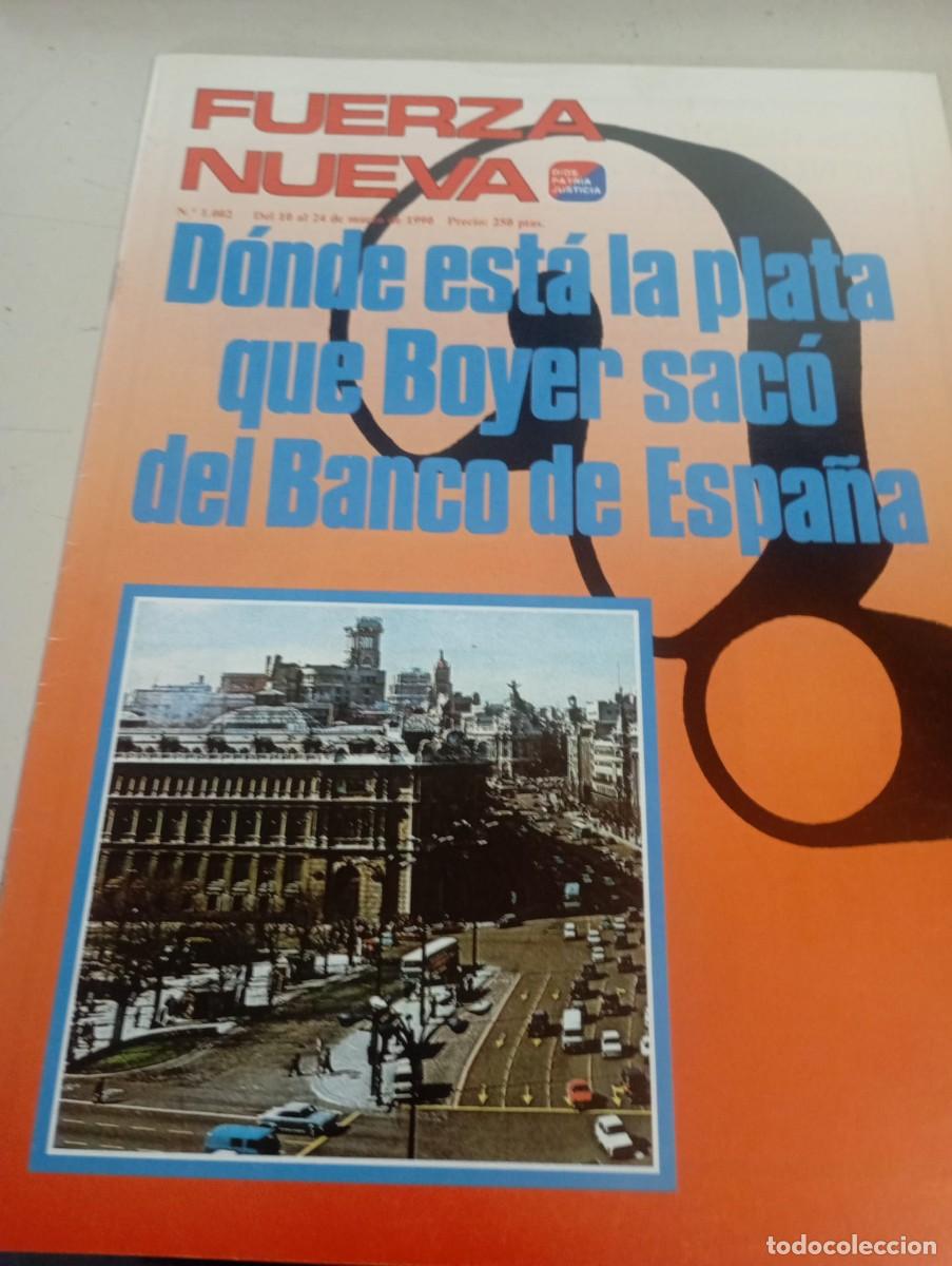Collezionismo di Riviste e Giornali: REVISTA FUERZA NUEVA N&ordm; 1002 MARZO 1990 REF. UR
