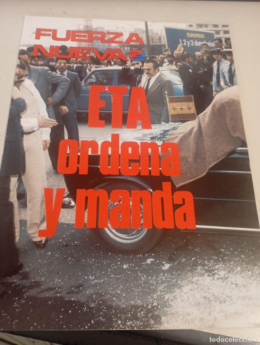 Collection Magazines and Newspapers: REVISTA FUERZA NUEVA N&ordm; 991 OCTUBRE 1989 REF. UR