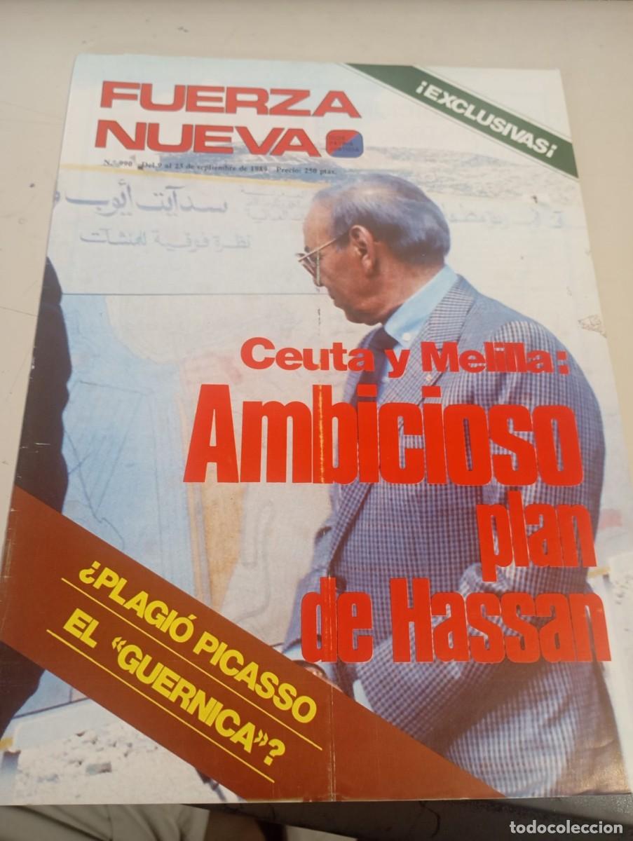 Collection Magazines and Newspapers: REVISTA FUERZA NUEVA N&ordm; 990 SEPTIEMBRE 1989 REF. UR