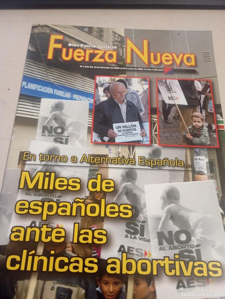 Colecionismo de Revistas e Jornais: REVISTA FUERZA NUEVA N&ordm; 1362 ENERO 2009 REF. UR