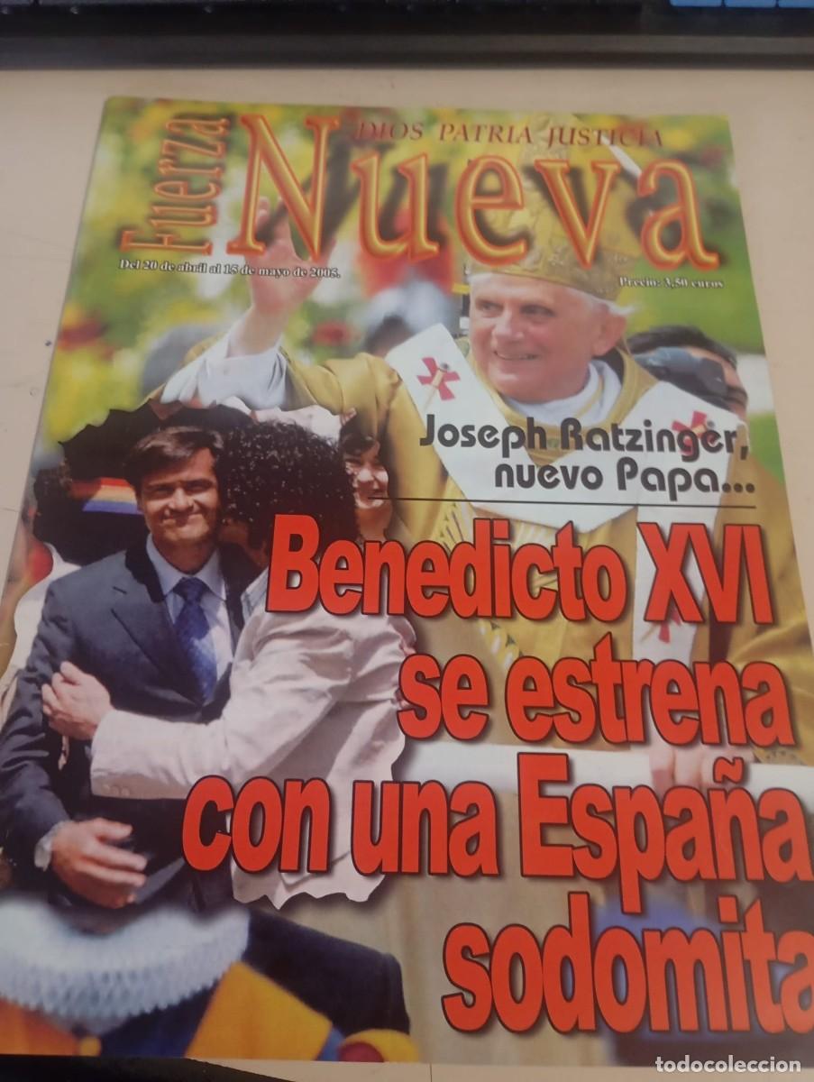 Colecionismo de Revistas e Jornais: REVISTA FUERZA NUEVA N&ordm; 1310 MAYO 2005 REF. UR